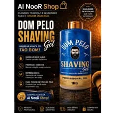 Shaving Gel Dom Pelo 1kg Profissional Barbeiro