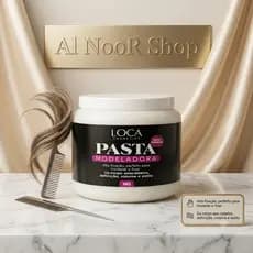 Pasta Modeladora Loca Cosméticos 1kg – Alta Fixação, Volume e Definição