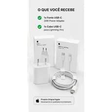 kit carregador  iPhone 30W com Cabo Tipo C