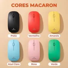 Mouse Óptico Ergonômico com Fio USB LehmoX LEY-1564 | Design Macaron | Office Home Office Notebook 3 Botões