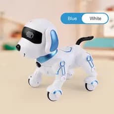 Estilo quente biônico inteligente robô cão programação dublê simulação pode latido pode andar crianças controle remoto b