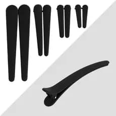Novo estilo linha Duckbill clipe simples franja clipe grande tinta Spray fosco grampo de cabelo