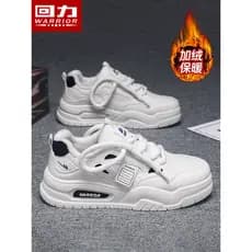Puxar para trás sapatos masculinos 2025 novo estilo inverno forro de lã tênis masculino engrossado sapatos de algodão qu