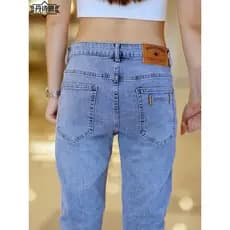 Guangzhou Shintang Jeans masculino 2026 novo estilo masculino cor clara magro-ajuste calças masculinas verão fino Casual