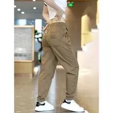 Calças pequenas até o tornozelo masculinas soltas retas calças casuais tornozelo-Legging calças masculinas verão macacão