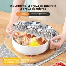 Capa isolante espessa para alimentos domésticos, capa de filme de alumínio de qualidade alimentar, para manter a frescur