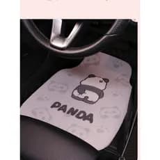 Tapetes de carro Universal motorista principal dos desenhos animados bonito tapete senhoras tapetes Panda