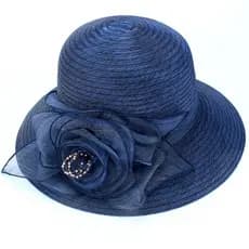 Versão coreana chapéu de sol dobrável Organza verão senhoras Retro aba curta pequena flor legal chapéu pote chapéu balde