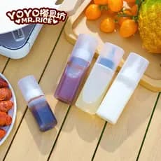 Garrafa de molho portátil ao ar livre Mini salada molho espremer garrafa Ketchup Sub-engarrafamento Bento piquenique tem
