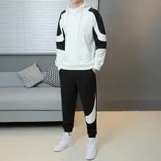 2023 primavera outono novo estilo moletom de manga comprida Casual terno esportivo masculino terno de duas peças jovens