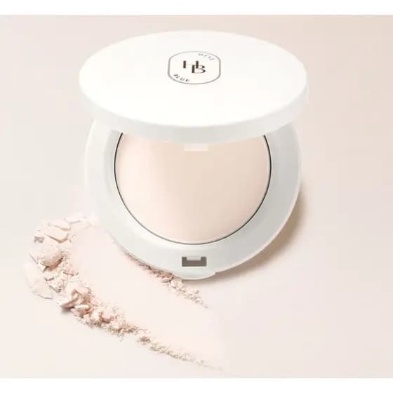 Hebe Blue Makeup Pro Blurring Finish Powder Marfim 1pc Pore Blur Pó Solto Controle De Óleo Facial
