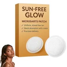 PurevLabSunFreeGlowPatches, SunFreeTanningPatches, PurevLabSunFreeGlowTanningMicrodartsPatch, Fórmula Suave Adequada par