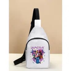 Storage/Toner Bolsa de Peito Feminina de Moda, Série Kpop Demon Hunter, com alça de ombro ajustável, grande capacidade,
