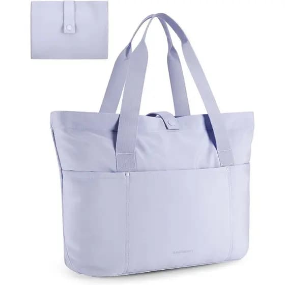 Bolsa de Armazenamento/Tônico Feminina BAGSMART, Bolsa Dobrável com Zíper, Bolsa de Ombro Grande para Viagem, Bolsa de M