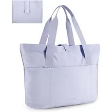 Bolsa de Armazenamento/Tônico Feminina BAGSMART, Bolsa Dobrável com Zíper, Bolsa de Ombro Grande para Viagem, Bolsa de M
