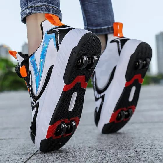 [Selection] Roller skates for boys, four-wheel children's invisible transforming roller skates, skates for girls and stu