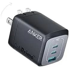 Bloco De Carregador USB Anker , De Parede GaN De 67 W Telefone Compacto De Carregamento Rápido De 3 Portas , Para MacBoo