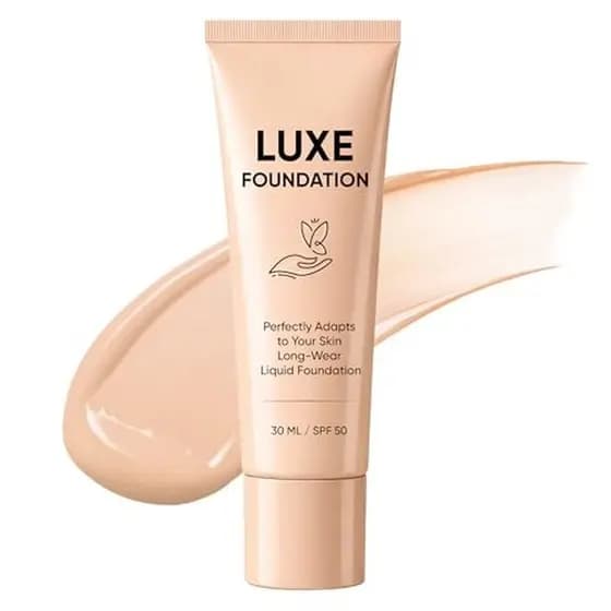 Para Mulheres , Base Líquida De Longa Duração Com Adaptação De Sombra Artística , Ácido Hialurônico & amp ; Vitamina E ,