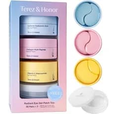 Terrestre & amp ; Honor Under Eye Patches Para Olheiras-60 Máscaras De Hidrogel Coreanas Inchaço , Bolsas , Rugas Com Ca