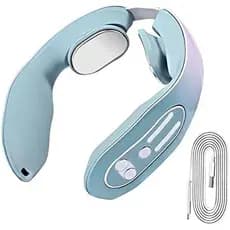 Dispositivo Massageador De Pescoço YUJECT , Máquina De Drenagem Linfática De Pontos De Acupuntura , 12 Modos Para Alívio