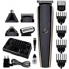 Máquina De Cortar Cabelo Para Homens , Aparador Barba , Barbeiro , Kit De Aliciamento , Profissional , Recarregável , Se