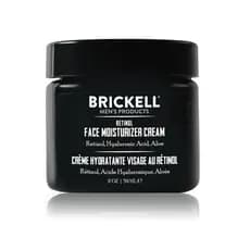 Hidratante Facial com Retinol Brickell para Homens, creme noturno anti-rugas, contém retinol, ácido hialurônico e vitami