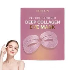 Máscara de Olhos Koseon Collagen, Máscara de Olhos Profunda com Peptídeos de Colágeno, Patches para a Área dos Olhos 360