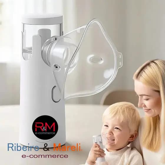 Mini Nebulizador Inalador Portátil Ultrassônico Sem Fio