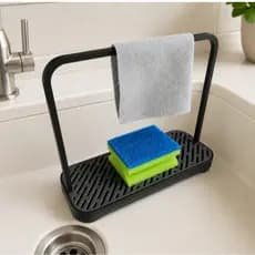Suporte para Esponja e Pano de Prato de Cozinha