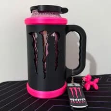 Porta Lata Monster 473ml + Kit Abridor e Tampa