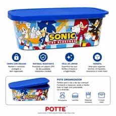 Organizador de Lancheira Retangular Sonic