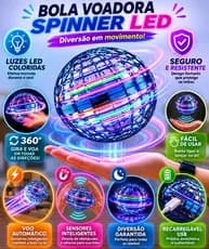 Bola Voadora Spinner LED