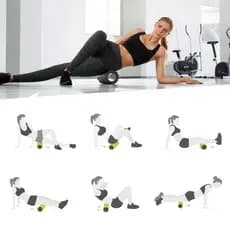 Kit Yoga com 5 itens Faça seus Treinos no Conforto da Sua Casa
