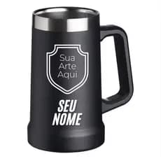 Caneca Chopp Térmica Cerveja Personalizada 710ml Nome  Logo  Empresa  Confraternização  Festa