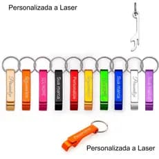 Kit 10/20/30/40 chaveiro abridor de garrafa premium | personalizado a laser | brinde presente