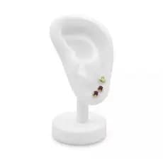Expositor de Brincos Realista Formato Orelha Minimalista para Joias e Piercings - 3 Furos