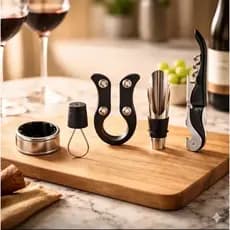 Kit vinho Com 5 Peças Abridor de Garrafas Portatil de vinho