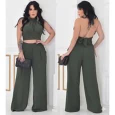 Conjunto Feminino Viscolinho com bolso Premium