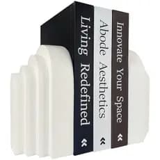 Extremidades De Livro Resistentes Para Prateleiras , Rolha Decorativa Suportes De Livros De Decoração De Resina Pesados
