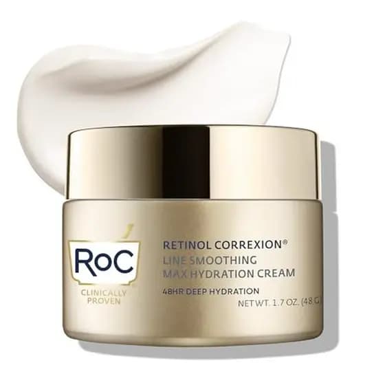 RoC Retinol Correxion Max Hydration Hidratante Facial Diário Antienvelhecimento Com Ácido Hialurônico , Sem Fragrância ,