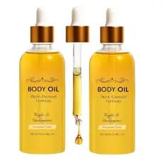 2 Peças De Óleo Erae Queen , Reafirmante Botânico Prensado A Frio Para Rosto & amp ; Corpo Hidratação Da Pele Crepey De