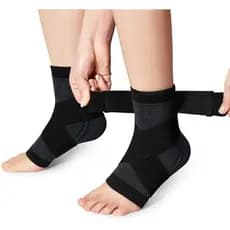 AVIDDA Pacote Com 2 Cintas De Suporte Para Tornozelo Homens E Mulheres , Meias De Compressão Fascite Plantar , Torcido ,