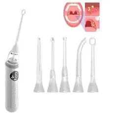 Kit De Remoção De Pedra De Amígdala Fácil E Instantâneo 3 Modos De Sucção Lupa 5X Para Combater O Mau Hálito Irrigador O