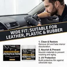 Limpador De Polimento De Cuidado Automático Da Pasta Renovação Interior Do Carro Para A Manutenção Diária Brilho