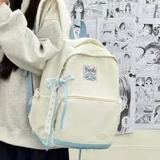 Moda High-End moda nicho Design All-Match mochila simples Casual mochila de viagem de grande capacidade