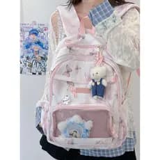 Novo estilo chinês mochila feminina grande capacidade saco de dor júnior meninas do ensino médio estudantes do ensino mé