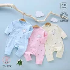 Bebê macacão primavera outono roupas para recém-nascidos algodão puro desossado roupa interior do bebê macacão monge rou