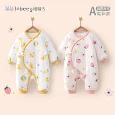 Roupas de bebê recém-nascido inverno engrossado acolchoado algodão meninos meninas macacão de bebê outono inverno quente