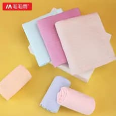 3 pares de algodão puro adulto feminino rosto lavagem toalha doméstica banho rosto toalha sem fiapos gaze adulto rosto t