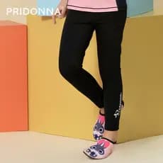 PRIDONNA protetor solar infantil, calças elásticas altas, calção de banho, Skinny, preto, mergulho, surf, Sw